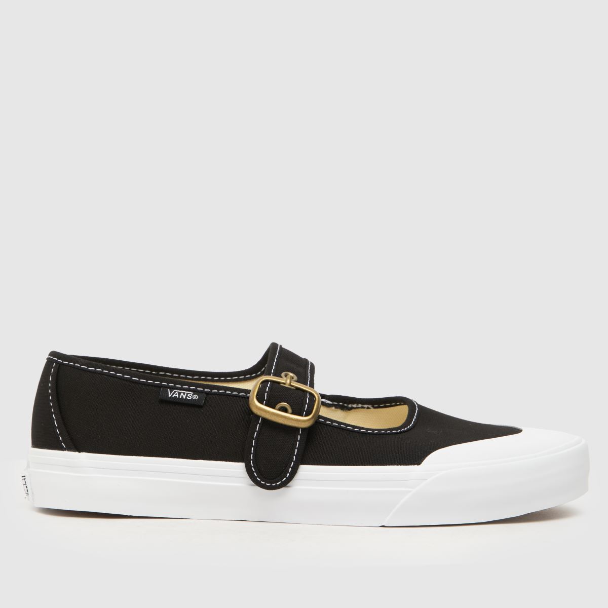 Vans Mary Jane-sneakers i svart och vitt