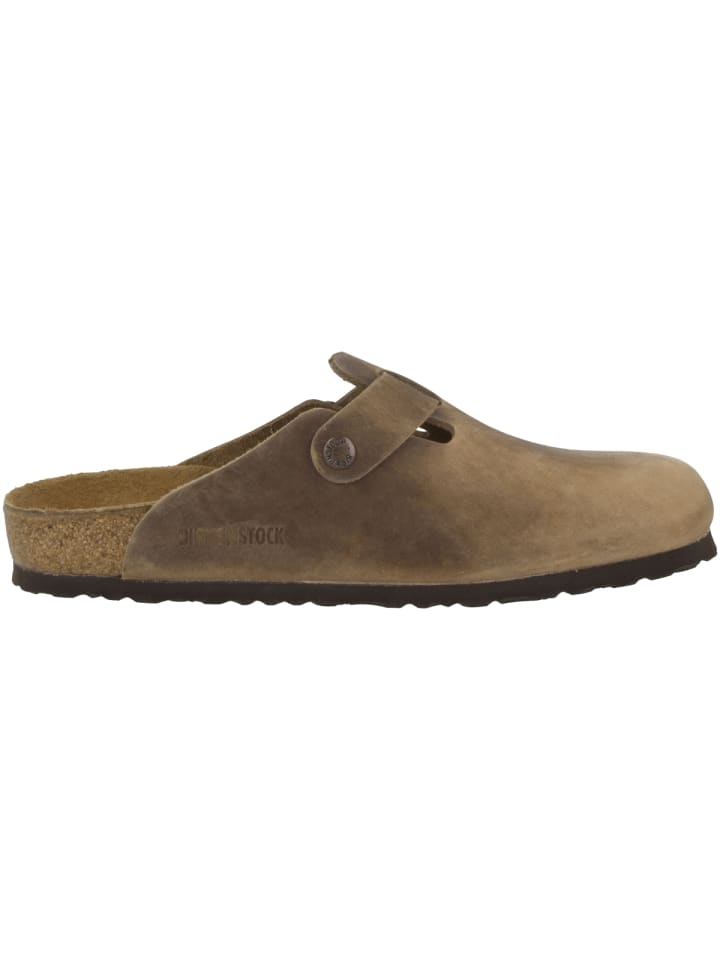 Birkenstock Clogs Boston Geöltes Nubukleder normal in braun günstig kaufen 45