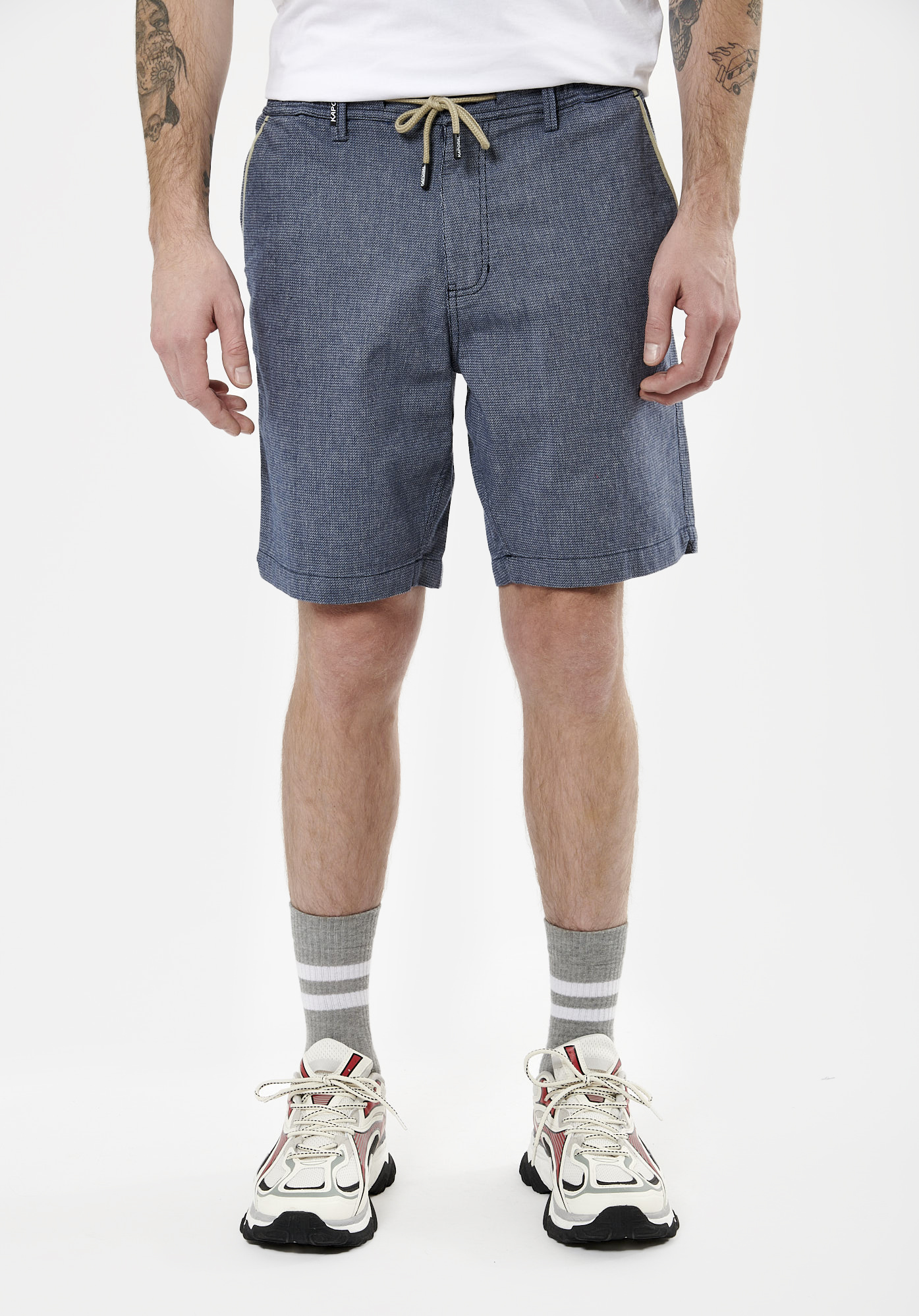 MAORI  Short confort bleu Homme