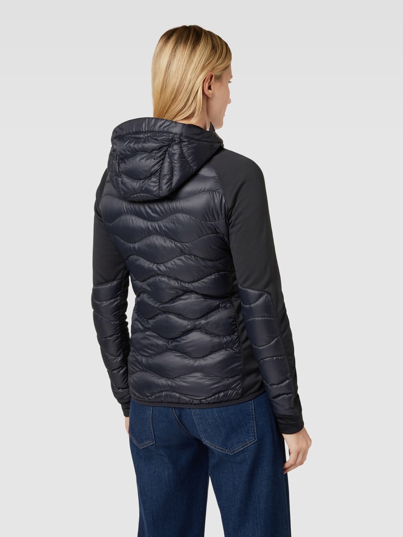 Steppjacke mit Kapuze Modell 'Helium' in schwarz