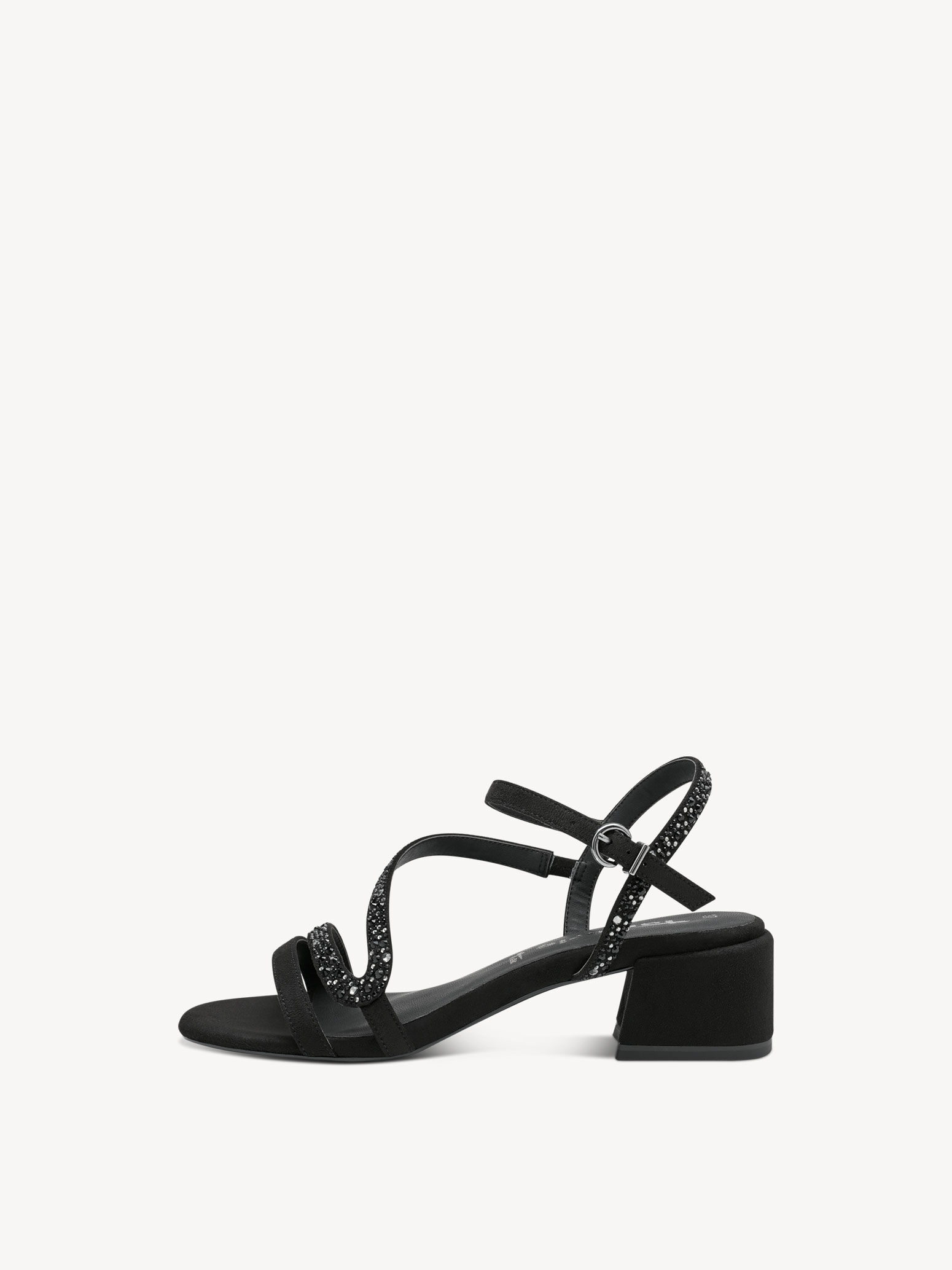 Sandale à talon - noir
