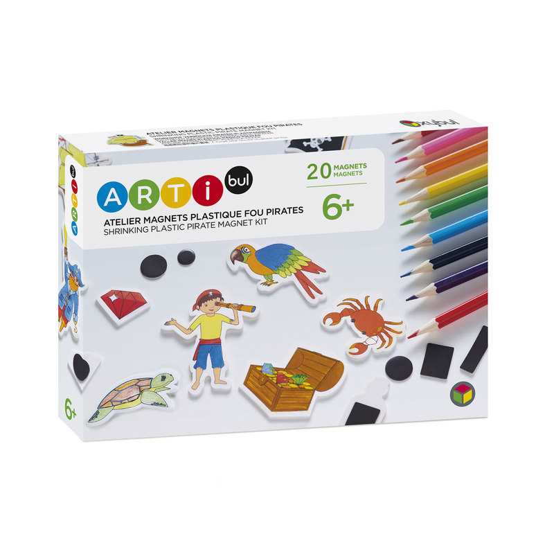 Atelier magnets plastique fou Pirates Oxybul