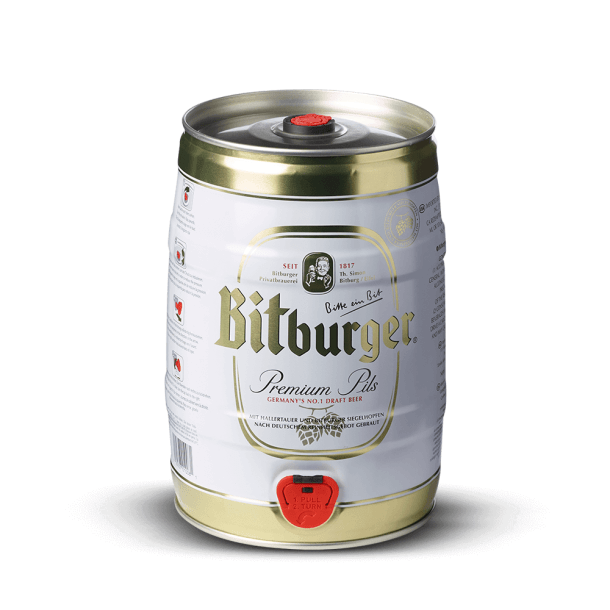 Mini-fût Bitburger 5 l