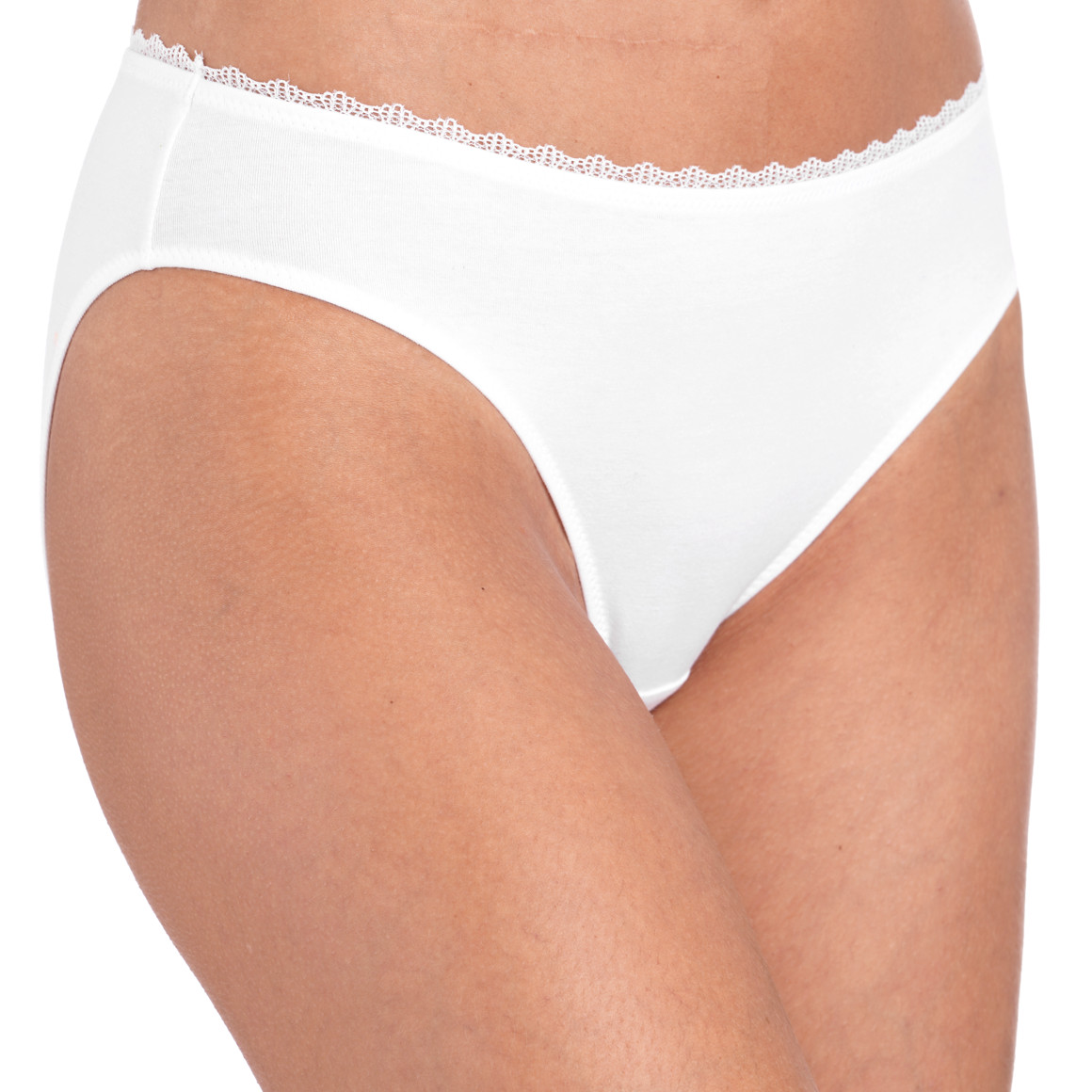 5 Damen Slips mit Spitze