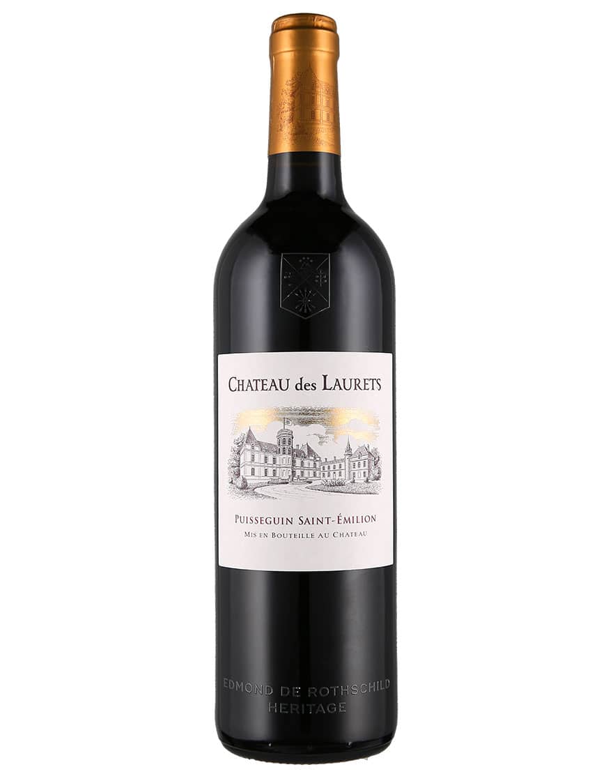 Puisseguin Saint-Émilion AOC Château des Laurets 2017 Baron Edmond de Rothschild 0,75 ℓ