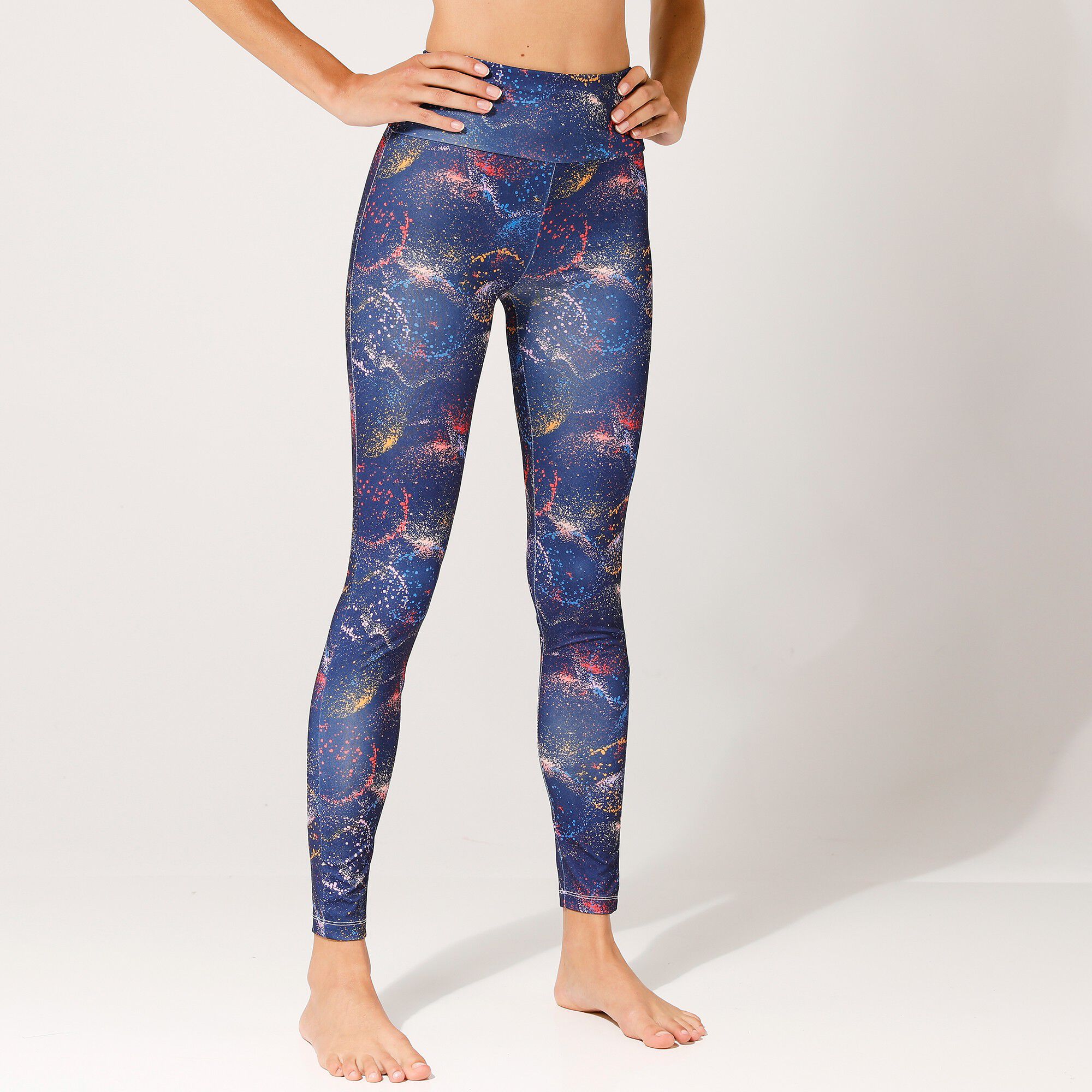 Legging imprimé effet peinture