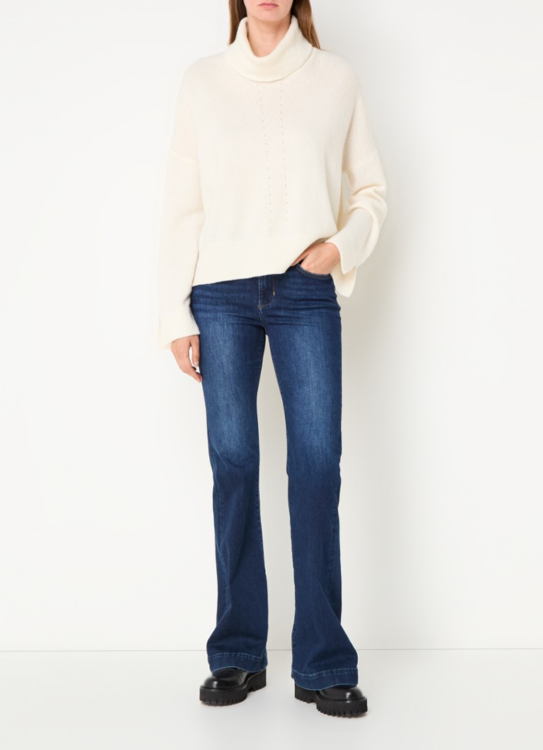 Liu Jo Oversized fine-knit wool turtleneck sweater