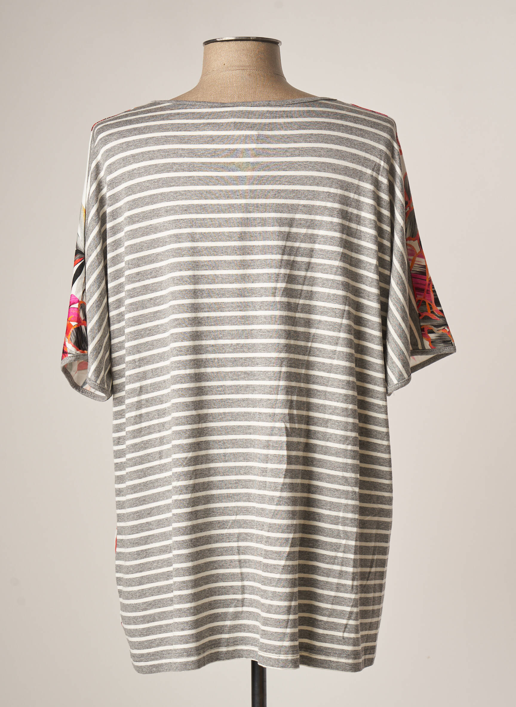 Chalou Tuniquemanchecourte Femme couleur blanc