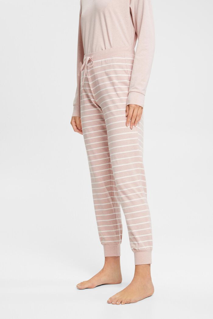 Gestreifte Jersey-Hose