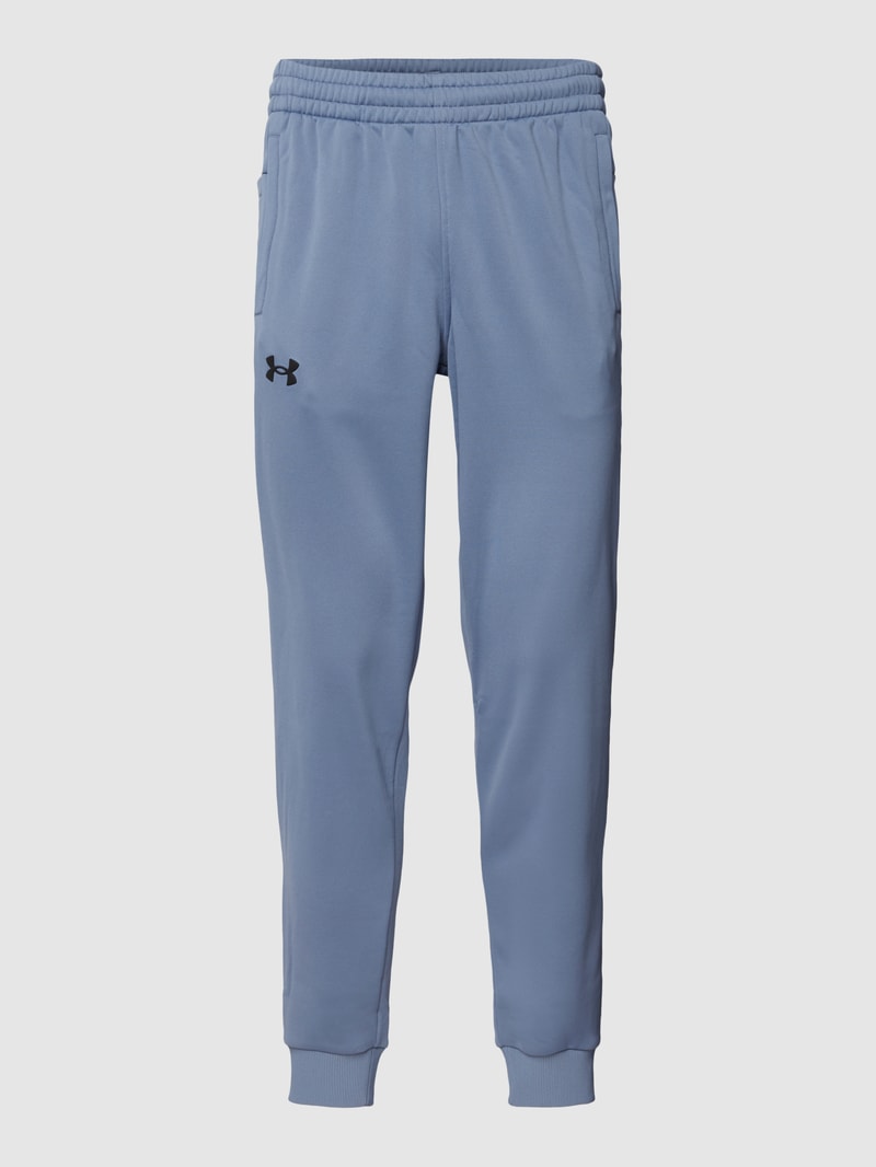 Sweatpants mit Logo-Print Modell 'Armour Fleece Joggers' in hellblau