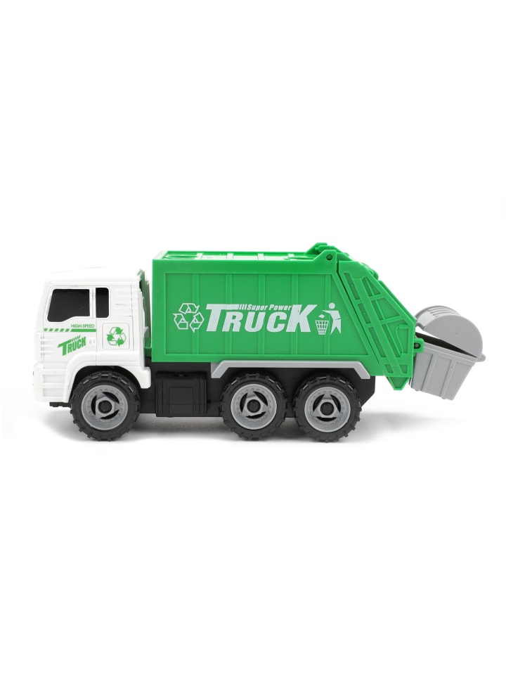 Toi-Toys Spielzeuglastwagen - Müllwagen mit Mülltonnen in mehrfarbig günstig kaufen onesize