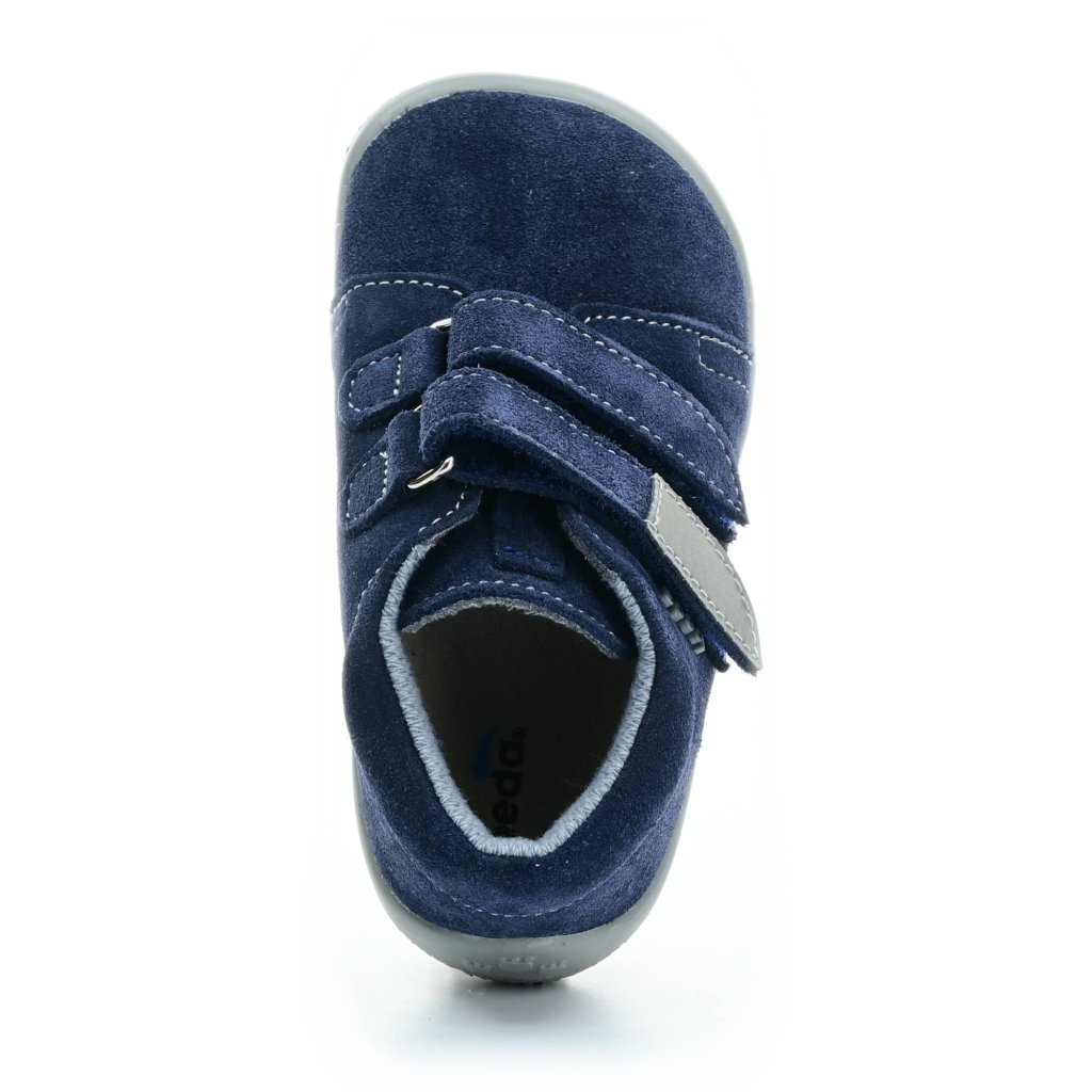 Beda Lucas mit Membran (BF 0001/W/M/FW) dunkelblaue Barfuß-Stiefeletten