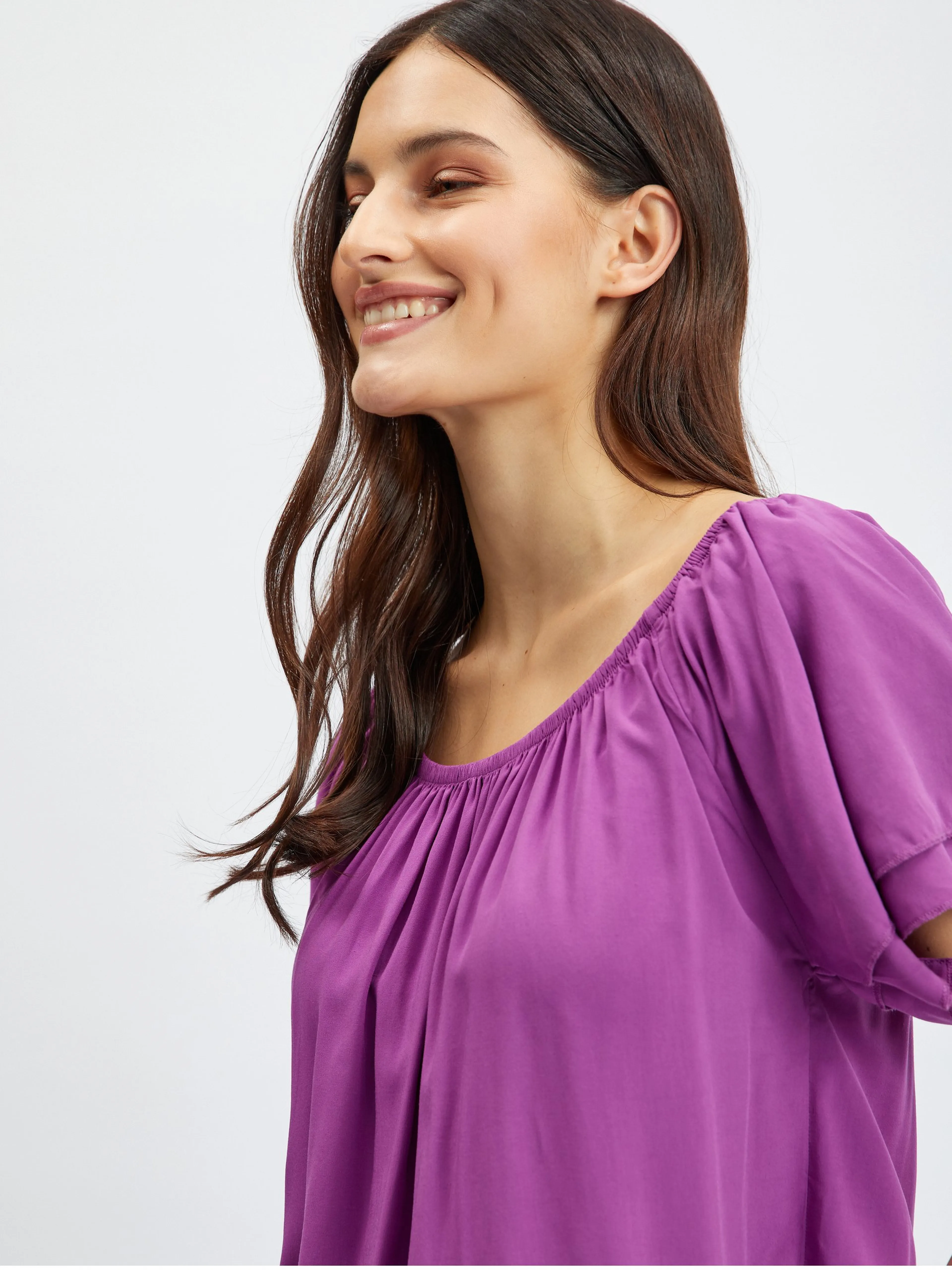 Lila Damenbluse ORSAY