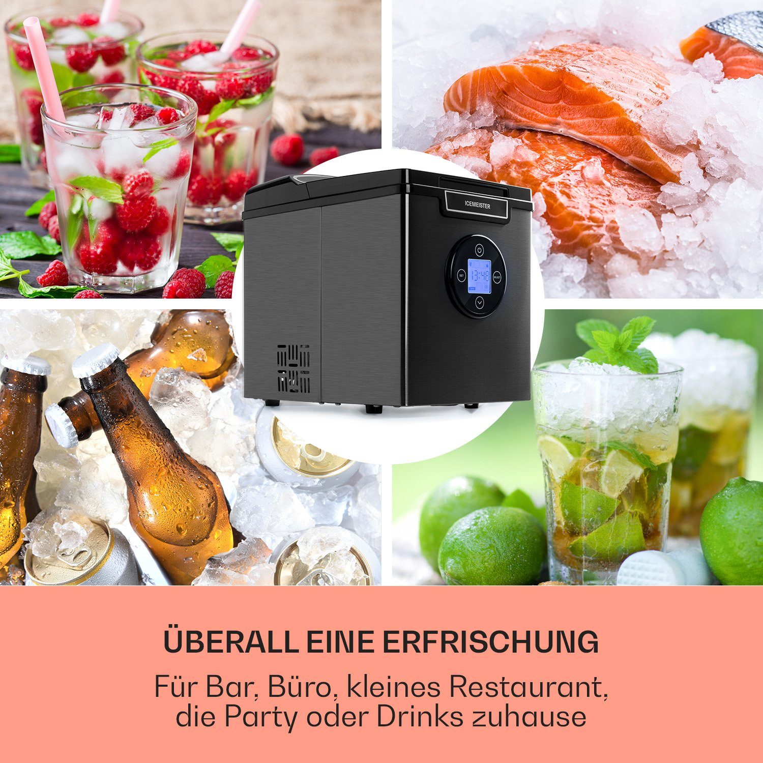 Klarstein Eiswürfelmaschine Icemeister 2G