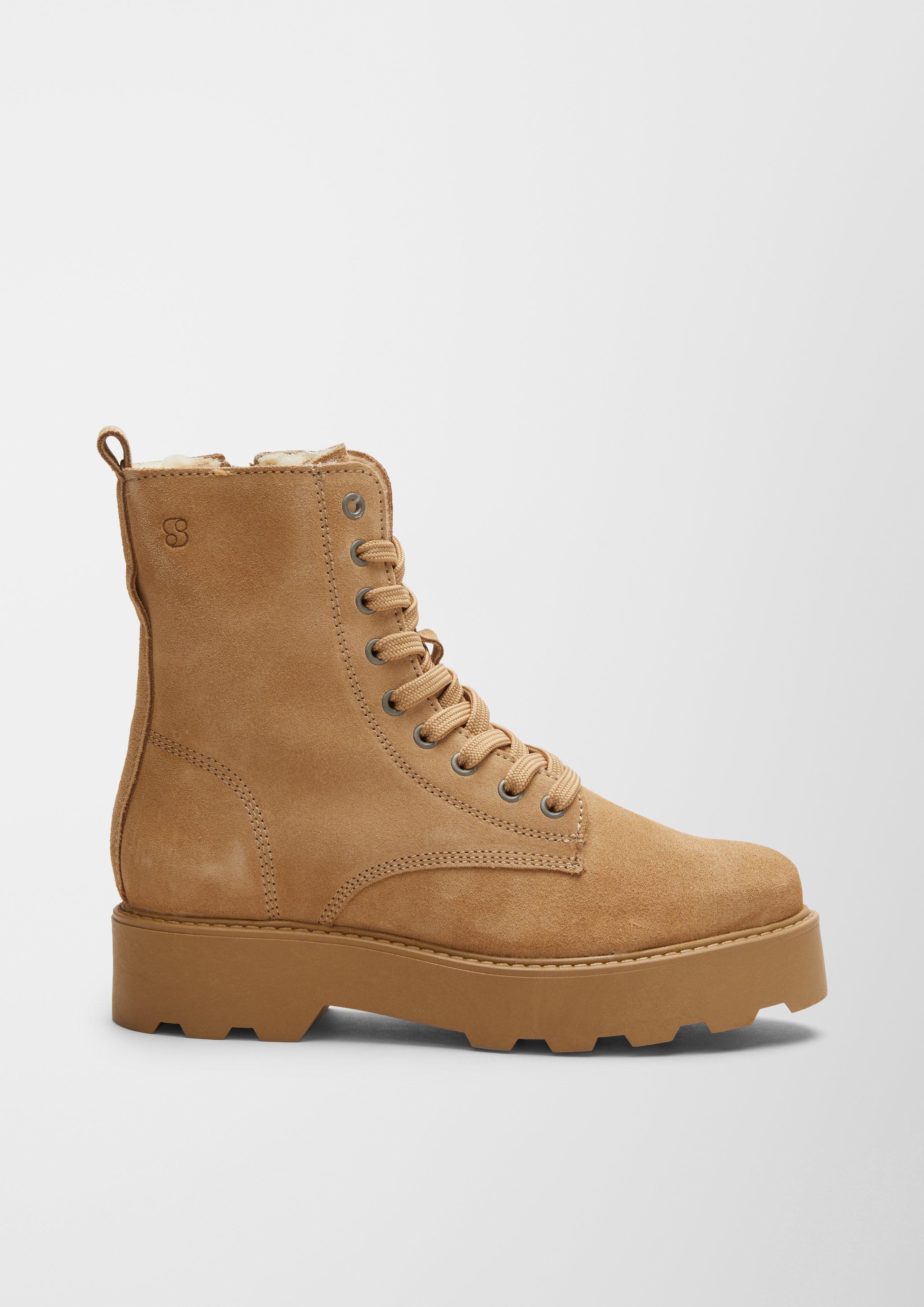 Lederstiefel mit Teddyfutter  6006656-355