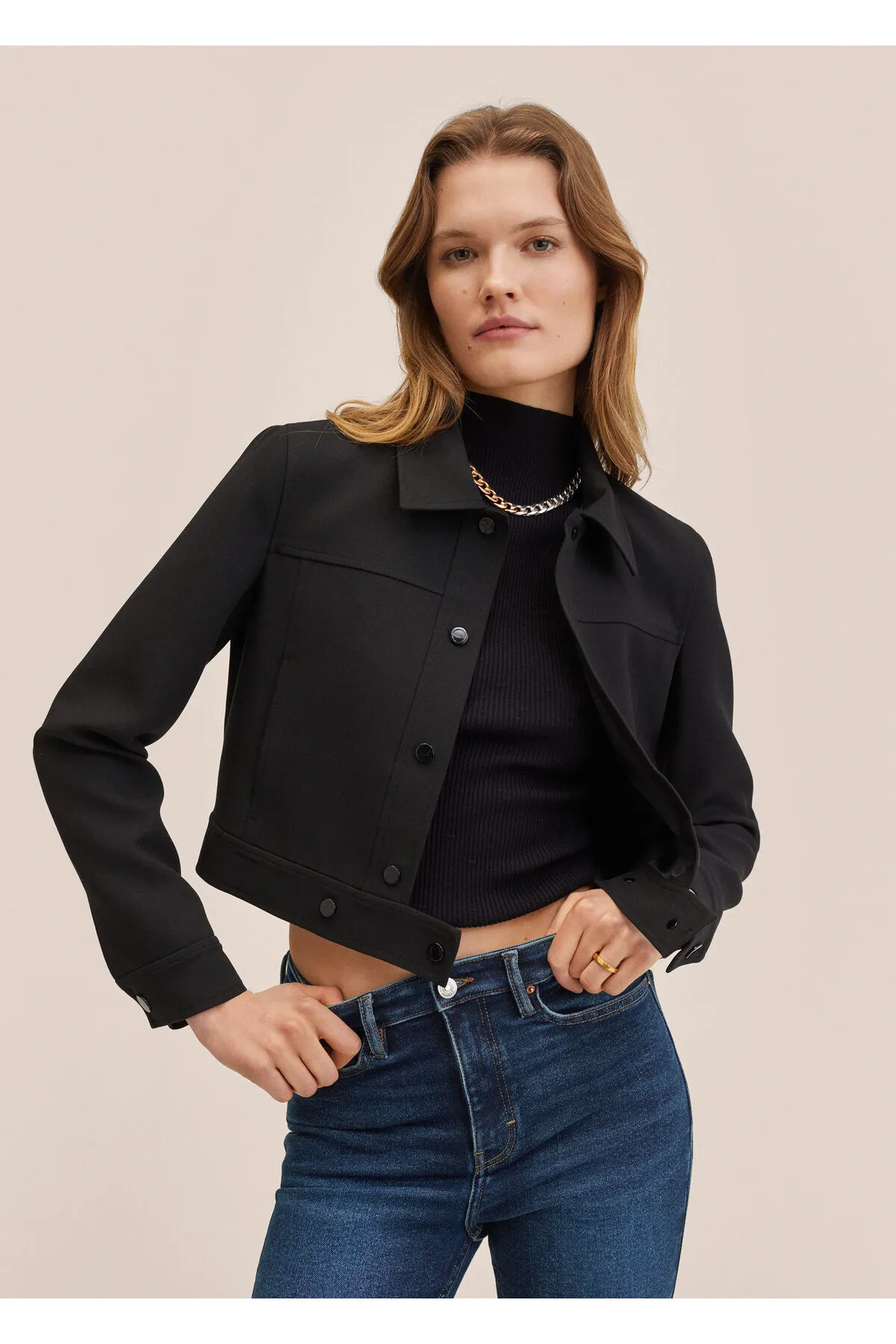 MANGO Woman  Jeans - Dunkelblau - Skinny