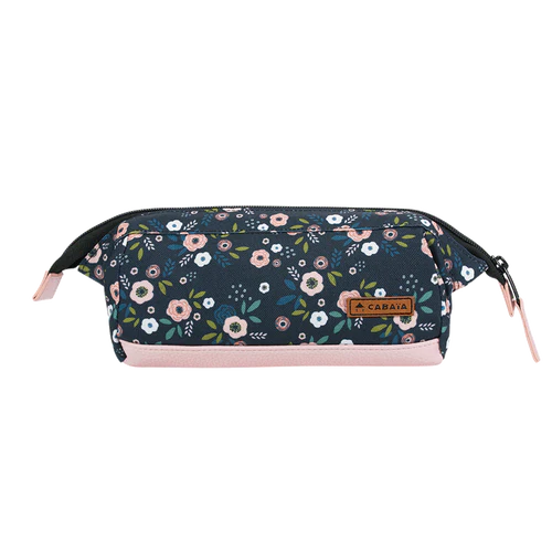 Lancaster Road dark green school pencil case
