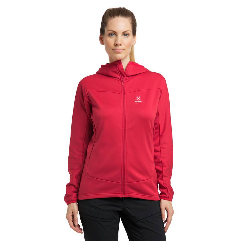 Haglöfs Frost Mid HoodHood Fleecejacke Damen