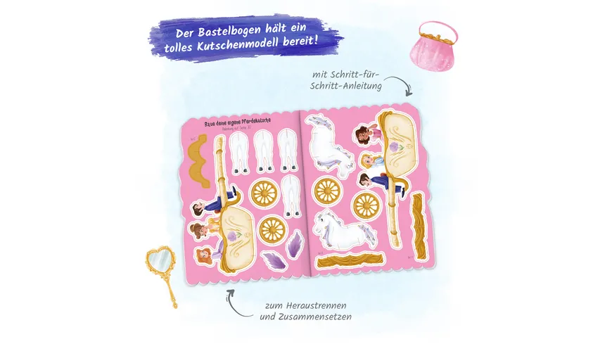 Trötsch Beschäftigungsbuch Malbuch Bastelbuch Prinzessinnen