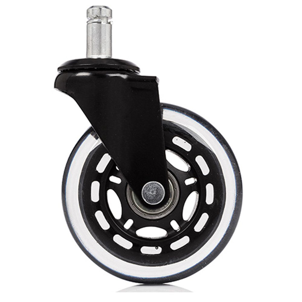 hjh OFFICE Stuhlrolle Stuhlrollen 5x ROLO SKATE ST 11mm/75mm, (5er Pack)