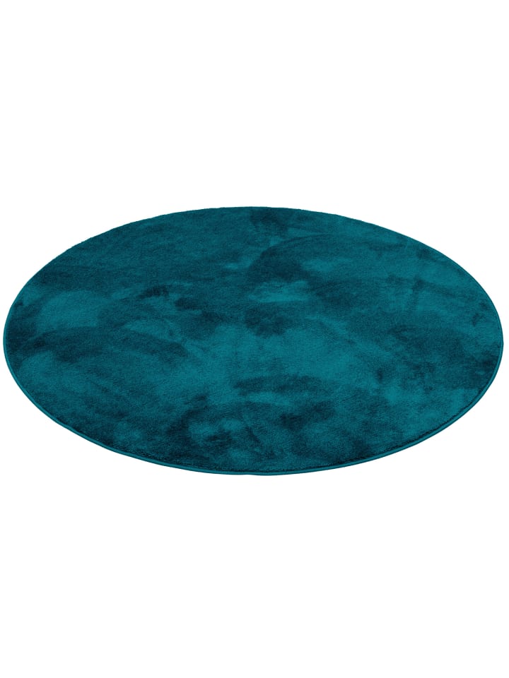 Pergamon Hochflor Langflor Teppich Super Soft Melia Rund in Antraciet günstig kaufen