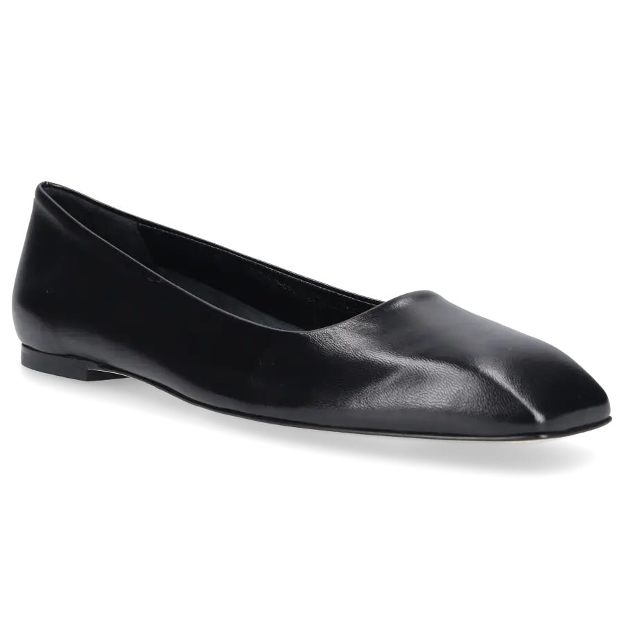 Aeyde - Ballerinas IDA Kalbsleder - schwarz
