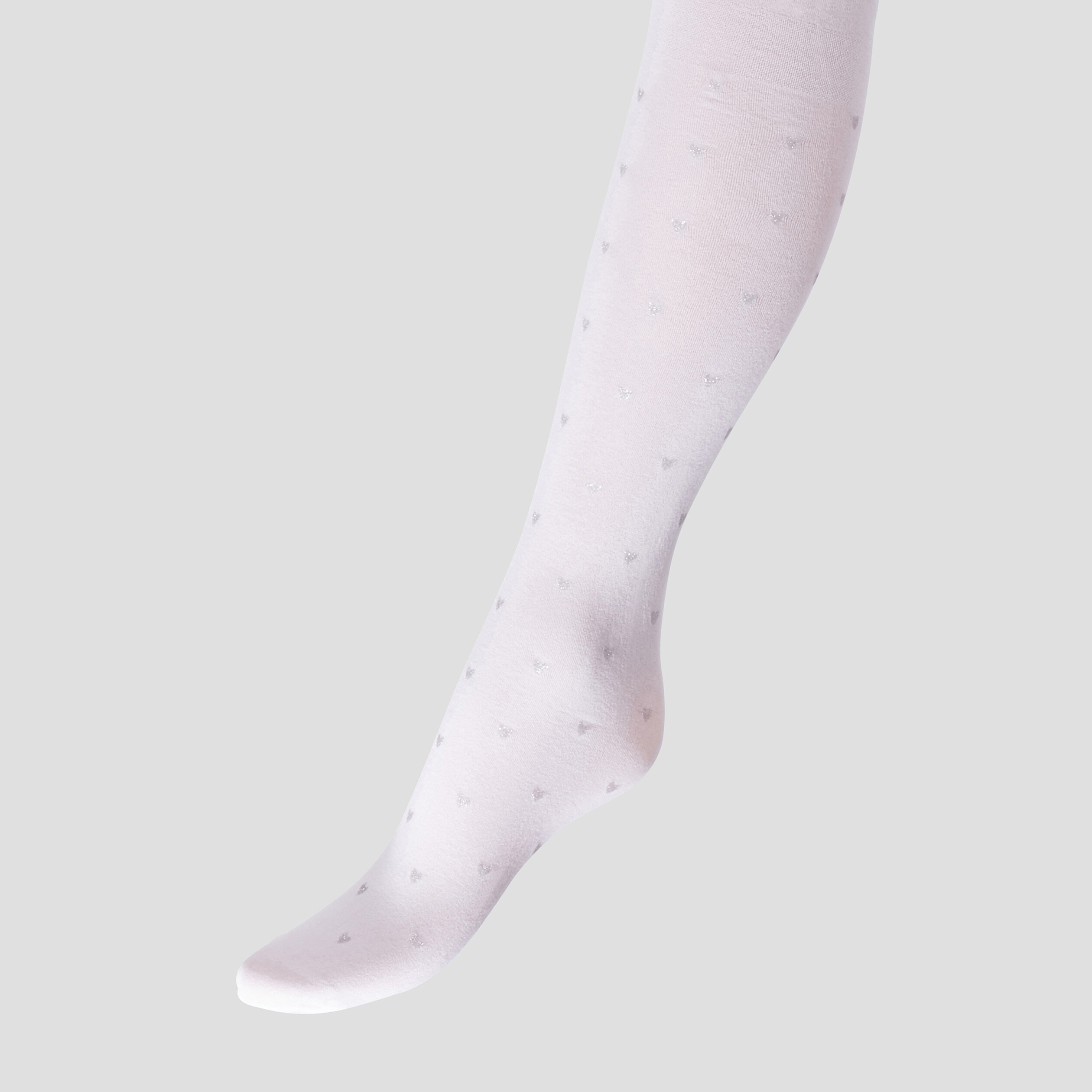 Lot 2 collants blanc fille | La Halle