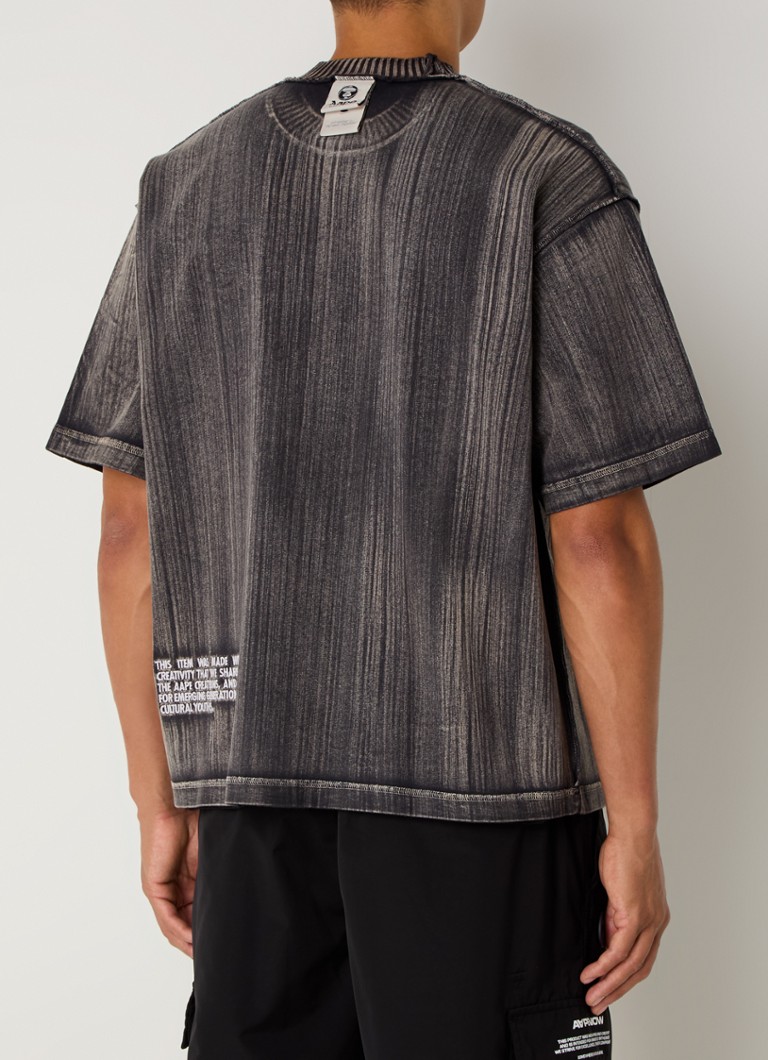 Tricou Aape cu logo și imprimeu pe spate.