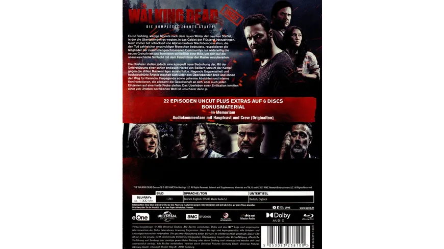 The Walking Dead - Staffel 10  [6 BRs]