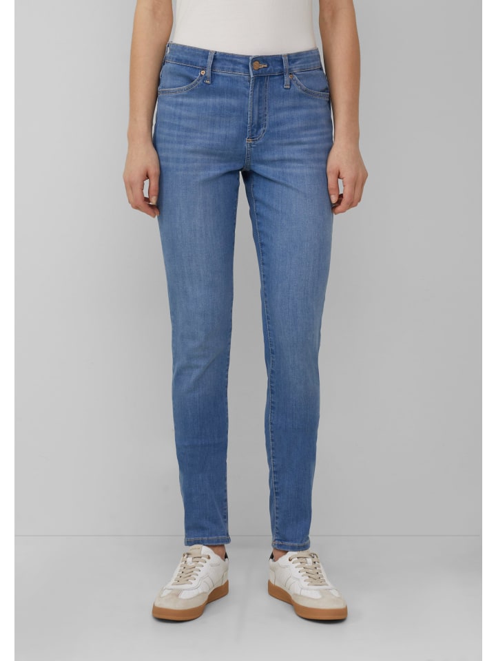 s.Oliver Jeans-Hose lang in Blau günstig kaufen