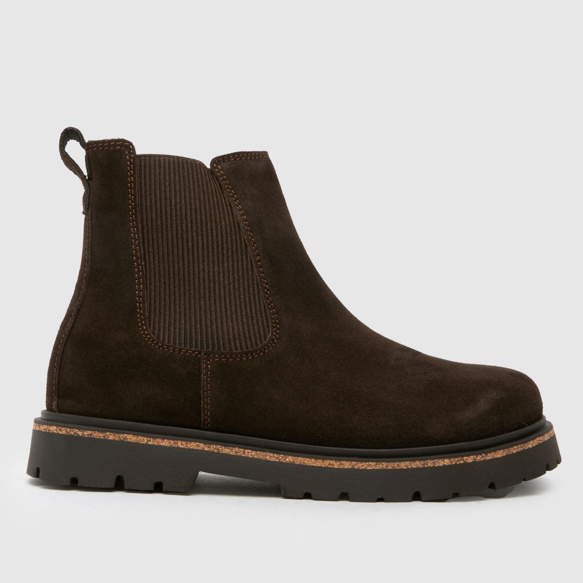 BIRKENSTOCK – Highwood – Mörkbruna slip-on-stövlar