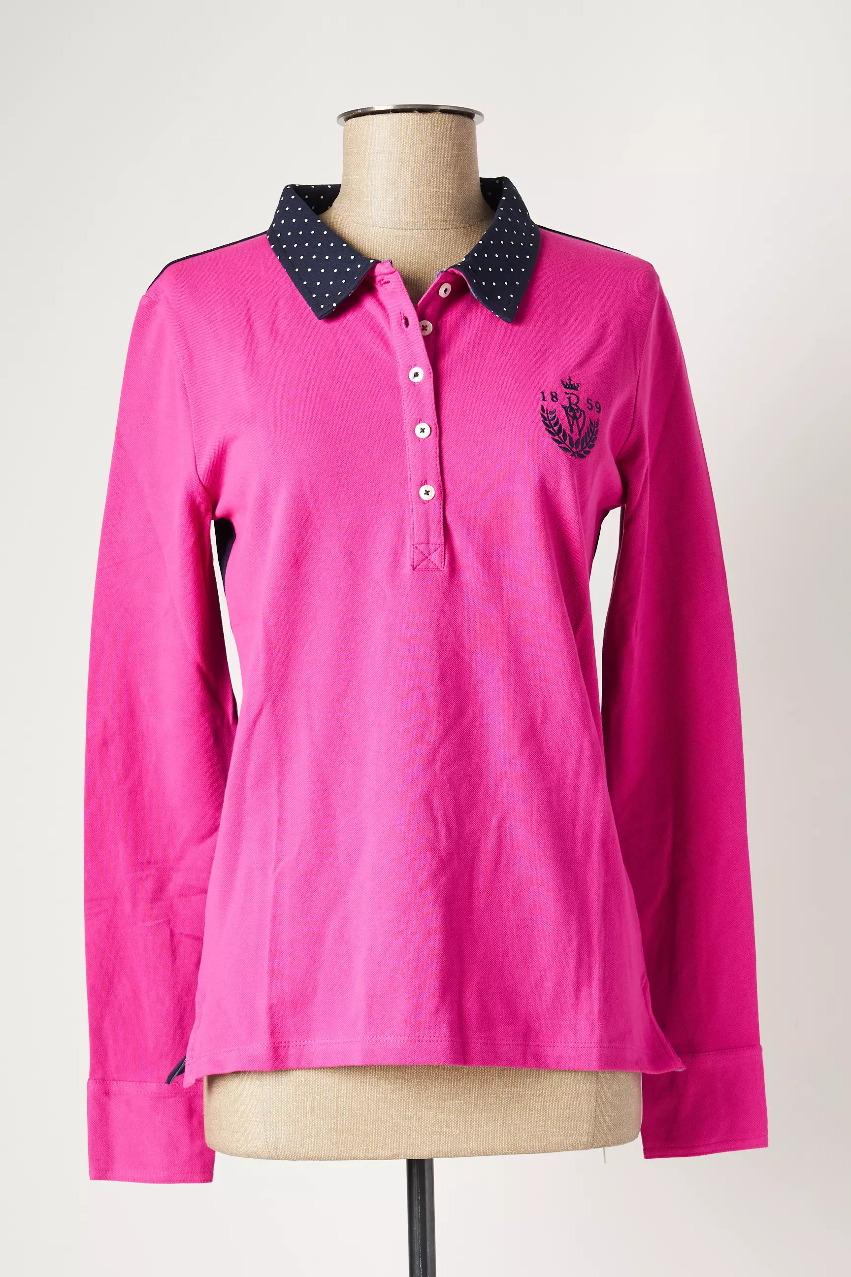 Black Wellis Polos Femme couleur rose