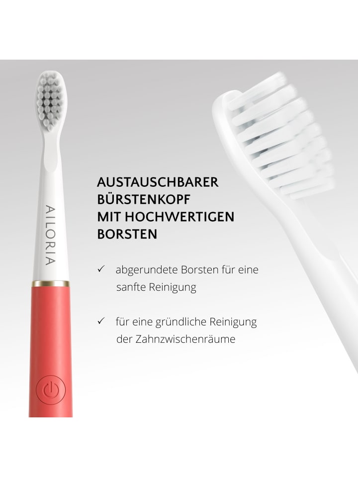 Ailoria PRO SMILE Schallzahnbürste USB in Coral günstig kaufen onesize