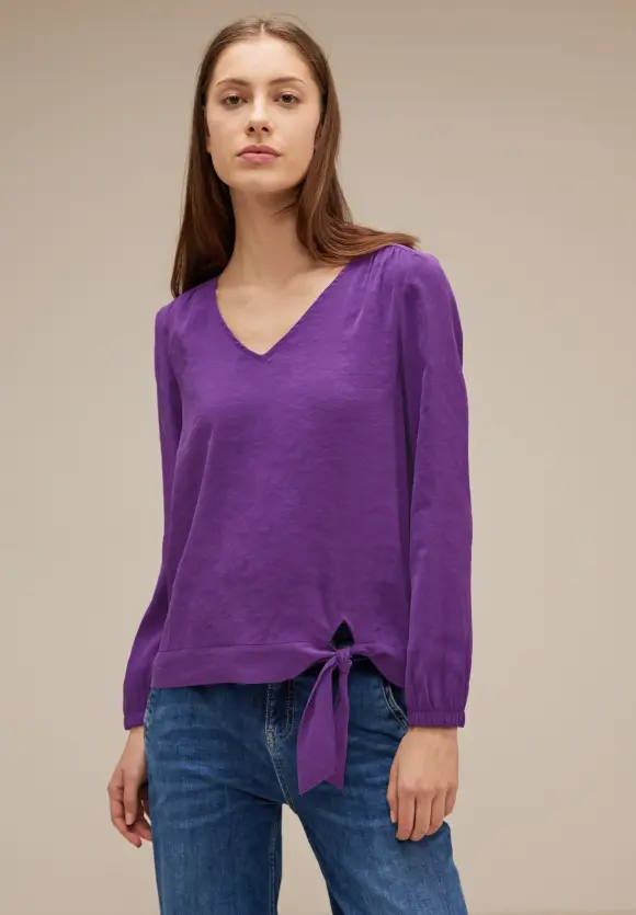 Street One Bluse mit Knotendetail
