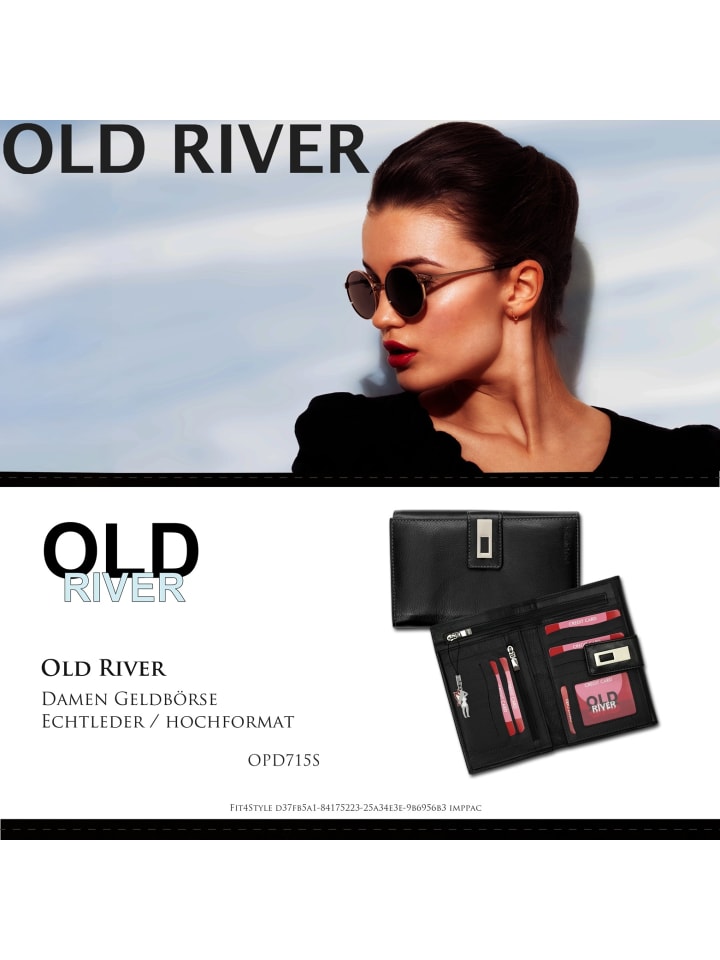 Old River Portemonnaie Leder Damen, Jugend Geldbörse günstig kaufen onesize