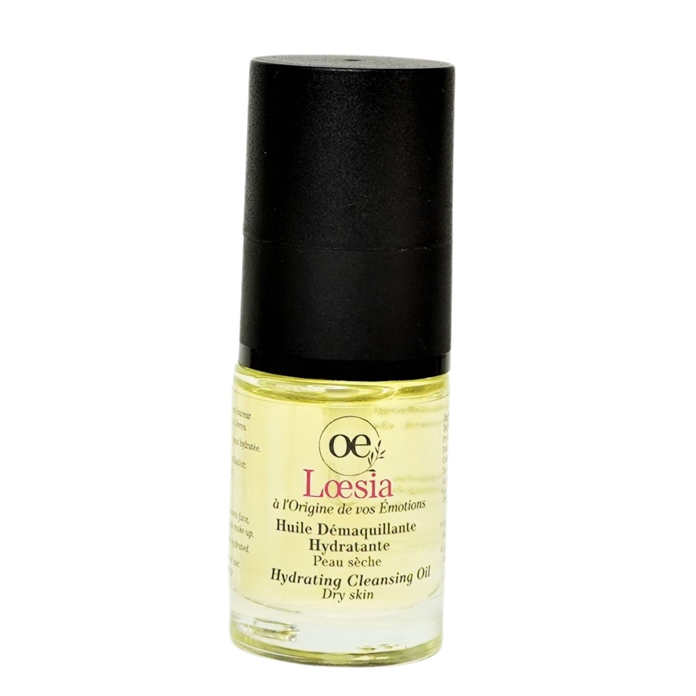 loesia Huile démaquillante hydratante Amande douce 15ml – pour peaux sèches Huile démaquillante