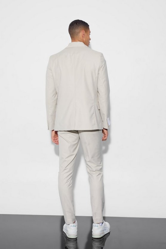 Skinny Anzugjacke mit Reißverschluss