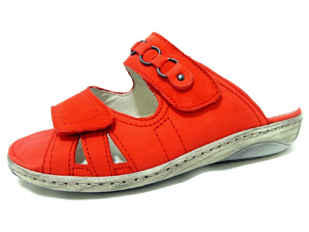 WALDLÄUFER Komfort Sandalen rot