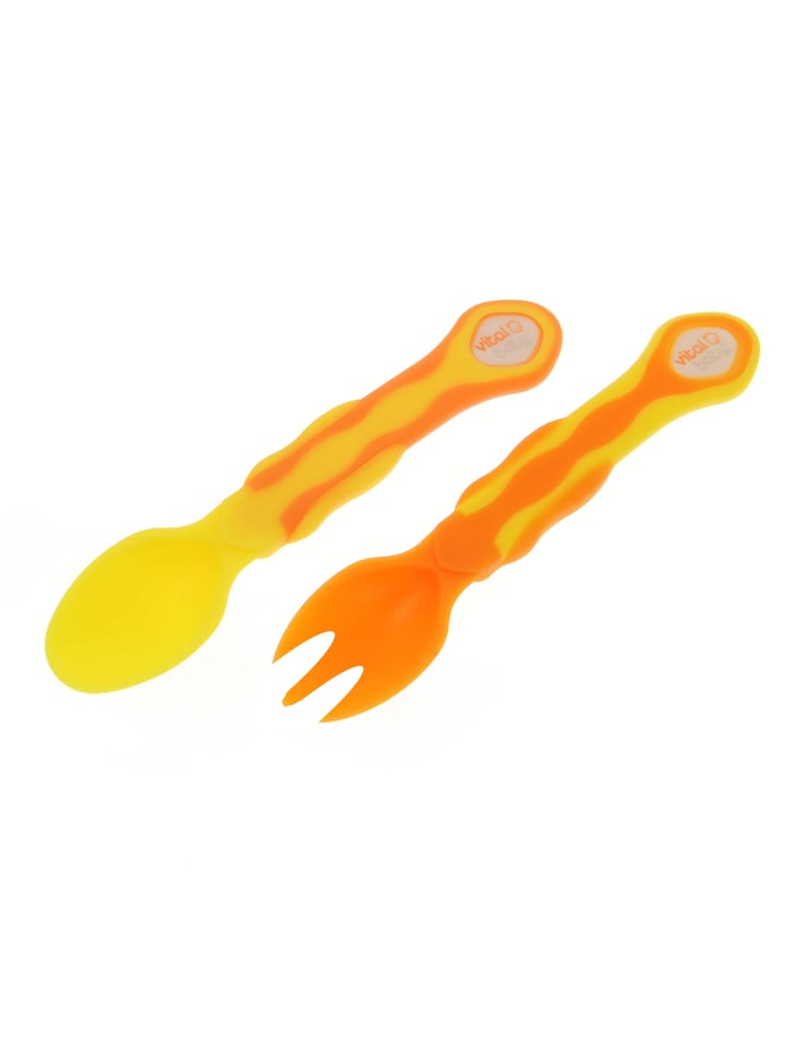 Vital Baby  Gabel - und Löffelset 2er - Set orange günstig kaufen onesize