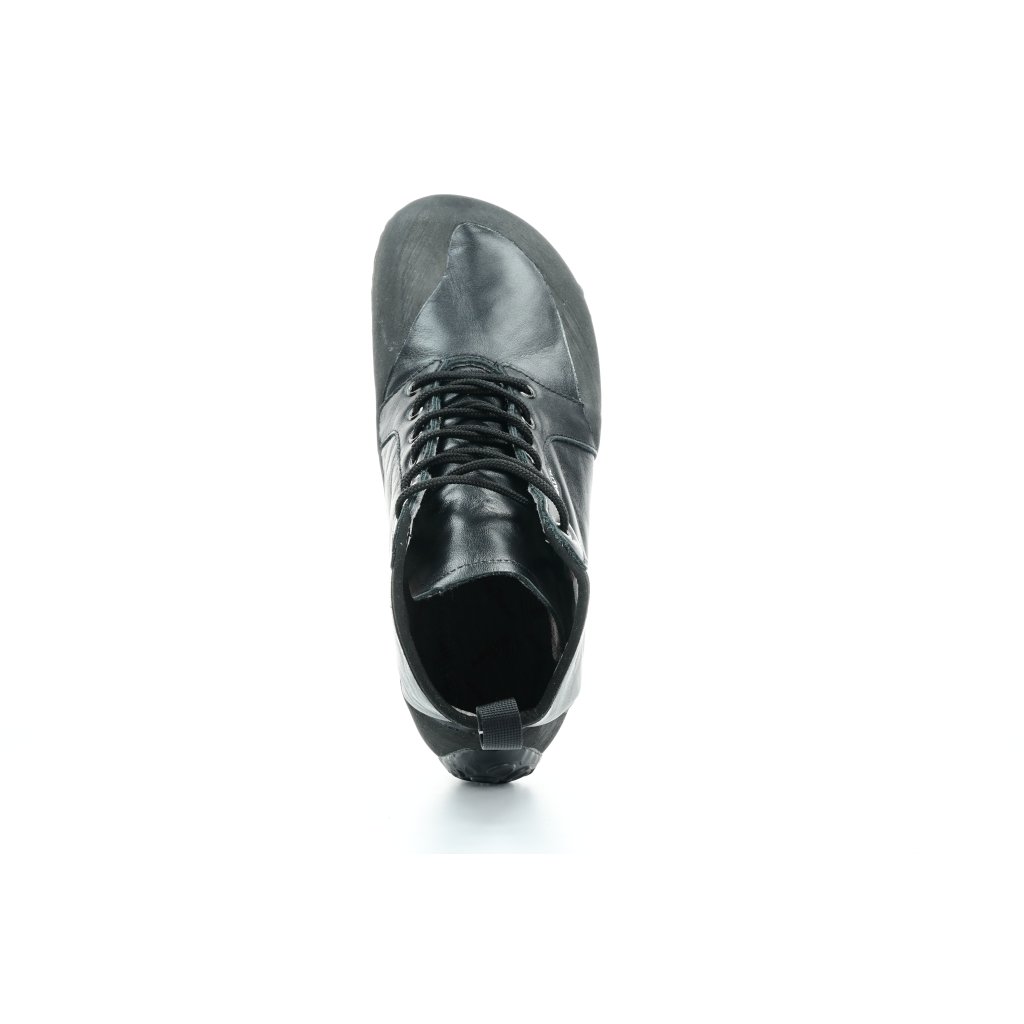 Saltic Vintero Black Nappa Barfußstiefeletten