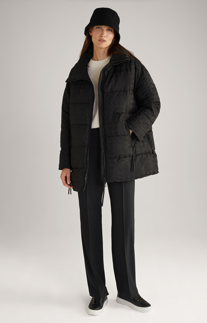 Jacke in Schwarz gemustert