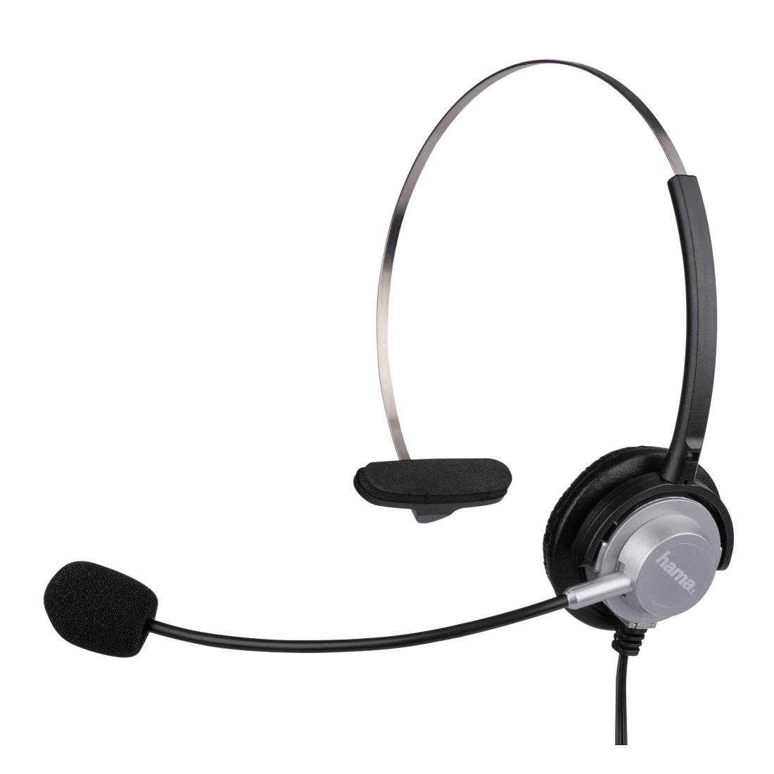 Hama Kopfbügel Headset für schnurlose Telefone, 2,5 mm Klinke Headset