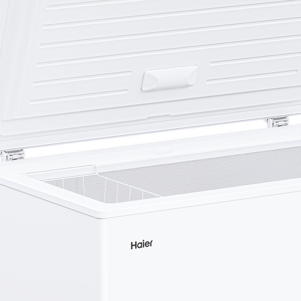 Haier Gefriertruhe HCE200D, 196L Freistehend Anzeige Super Gefrierfunktion Weiss EEK: D