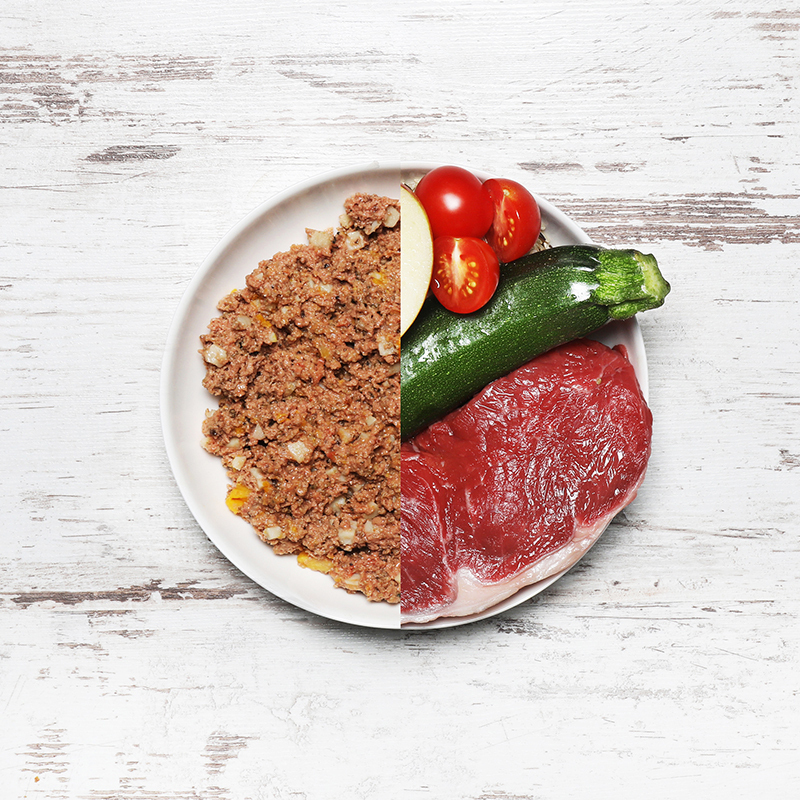 DOG'S LOVE Hundenassfutter DOG'S LOVE BIO 6x400g Rind mit Reis, Apfel & Zucchini