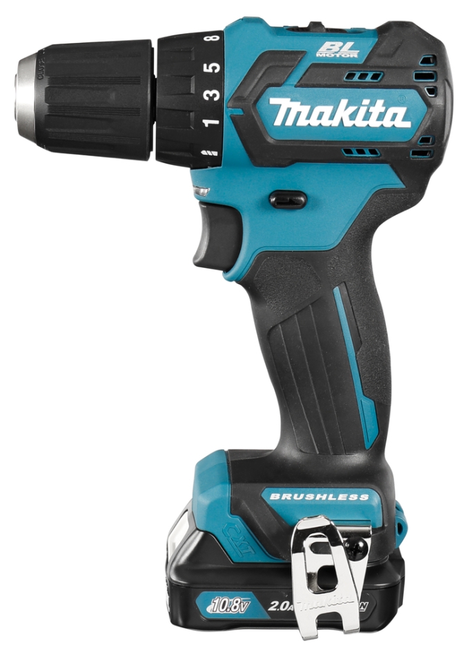 Makita DF332DSAJ Akku-Bohrschrauber 10,8 Volt 2,0 Ah Li-Ionen-Akku, bürstenlos, in M-Box
