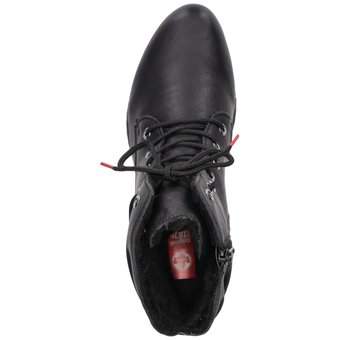 Rieker Schnürstiefelette in schwarz