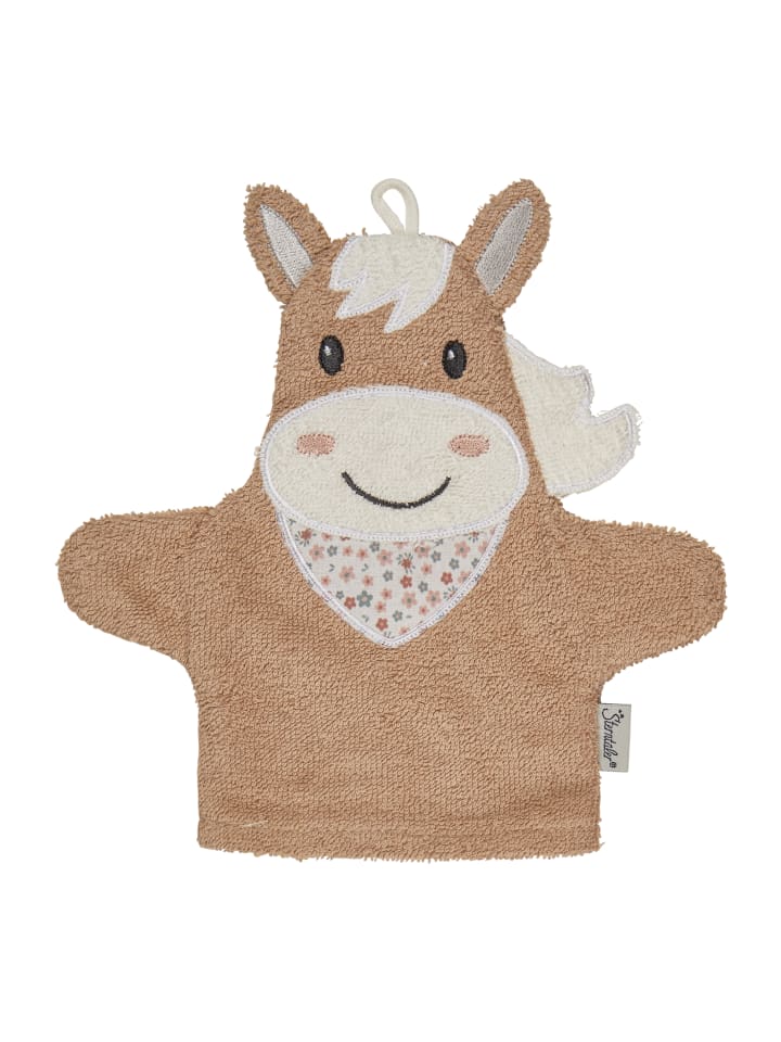 Sterntaler Waschhandschuh PFERD Sunny in beige günstig kaufen onesize