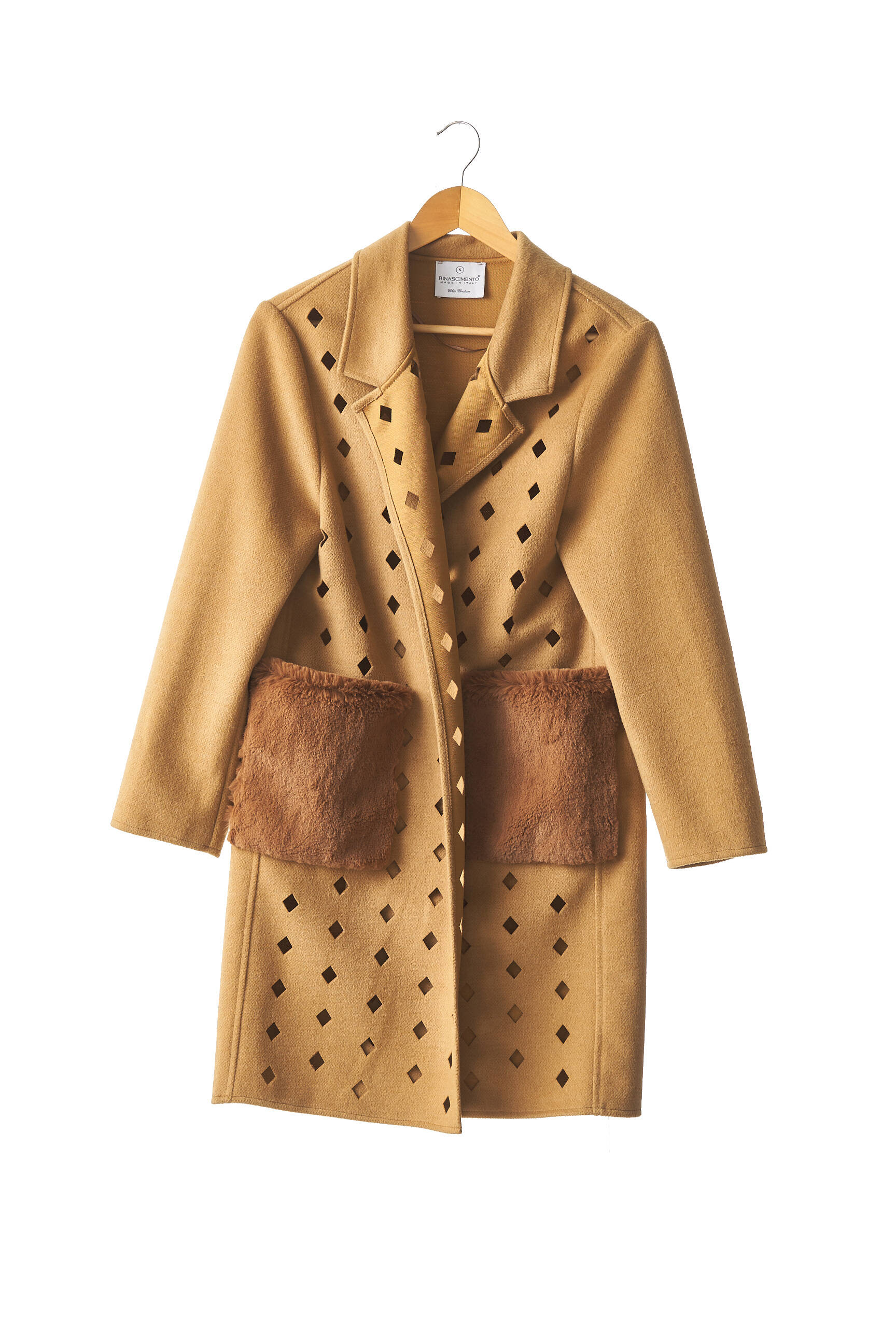 Rinascimento Manteaux Longs Femme couleur marron