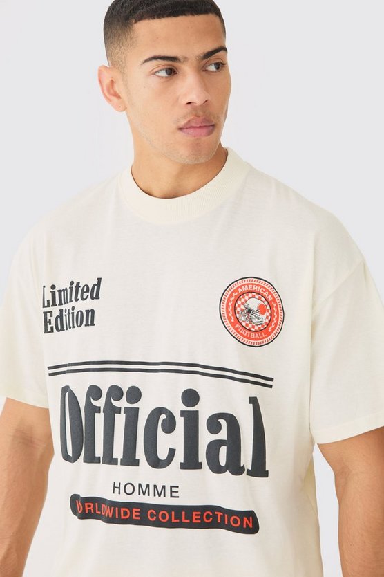 Official T-Shirt mit Official Moto-Print