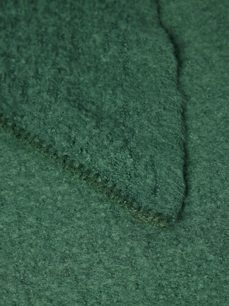 Schal in Strick-Optik Modell 'PYRON' in dunkelgrün